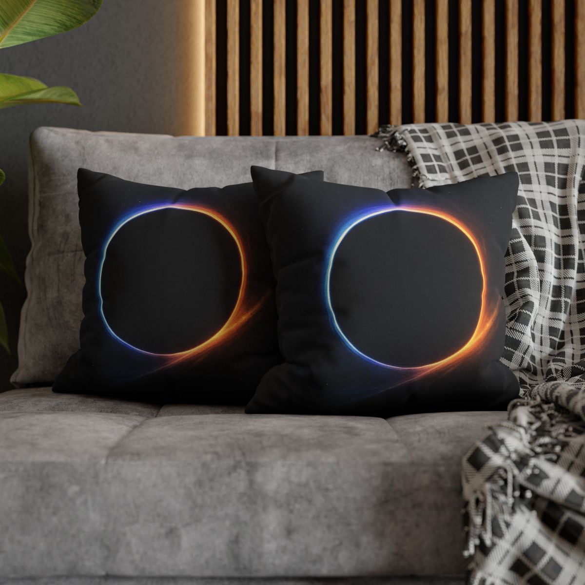 Prismatic Event Horizon Bloom custom pillow cases