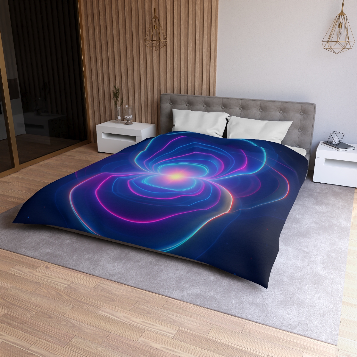 Prismatic Lensing Bloom duvets for gifts