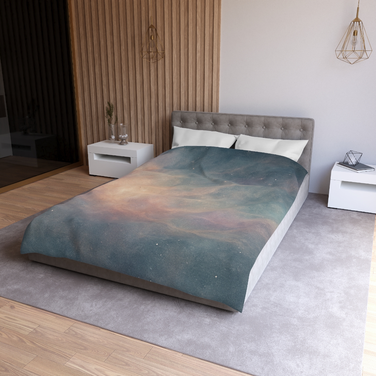 Prismatic Dust Bloom Tapestry soft comforter duvets