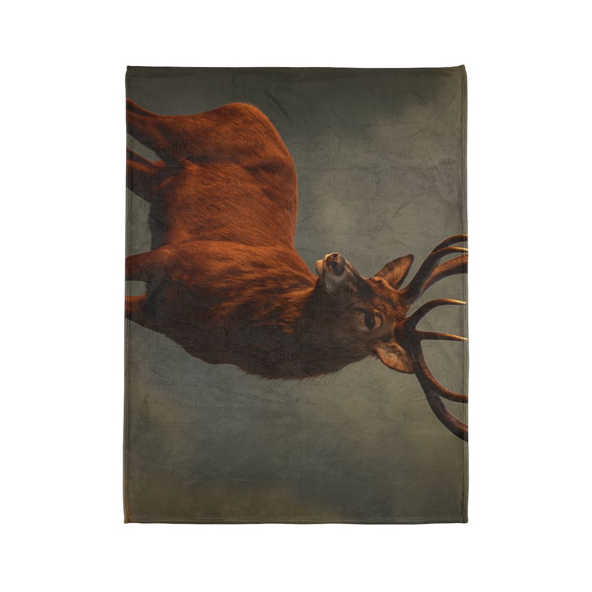 Red Deer Dawn Majesty designer printed blankets