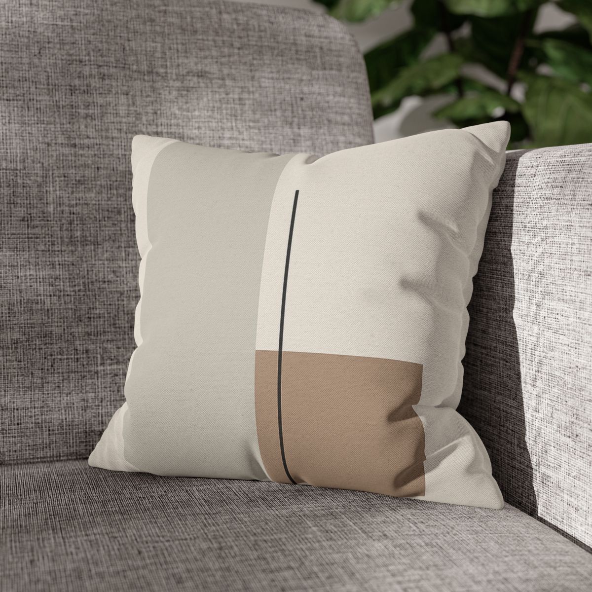 Offset Rectangle Pair With Line custom pillow cases