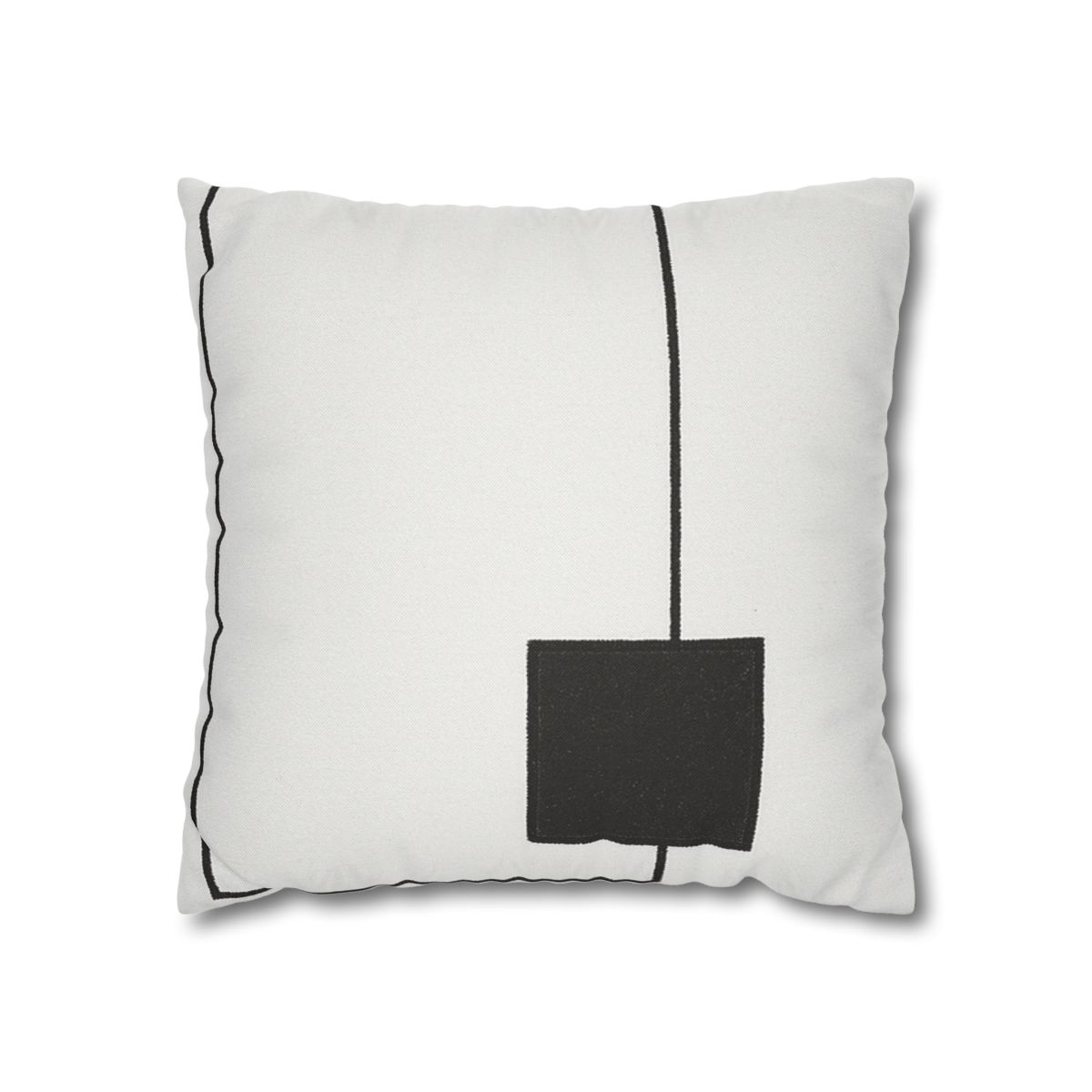 Offset Frame And Inner Square Pause trendy patterned pillow cases
