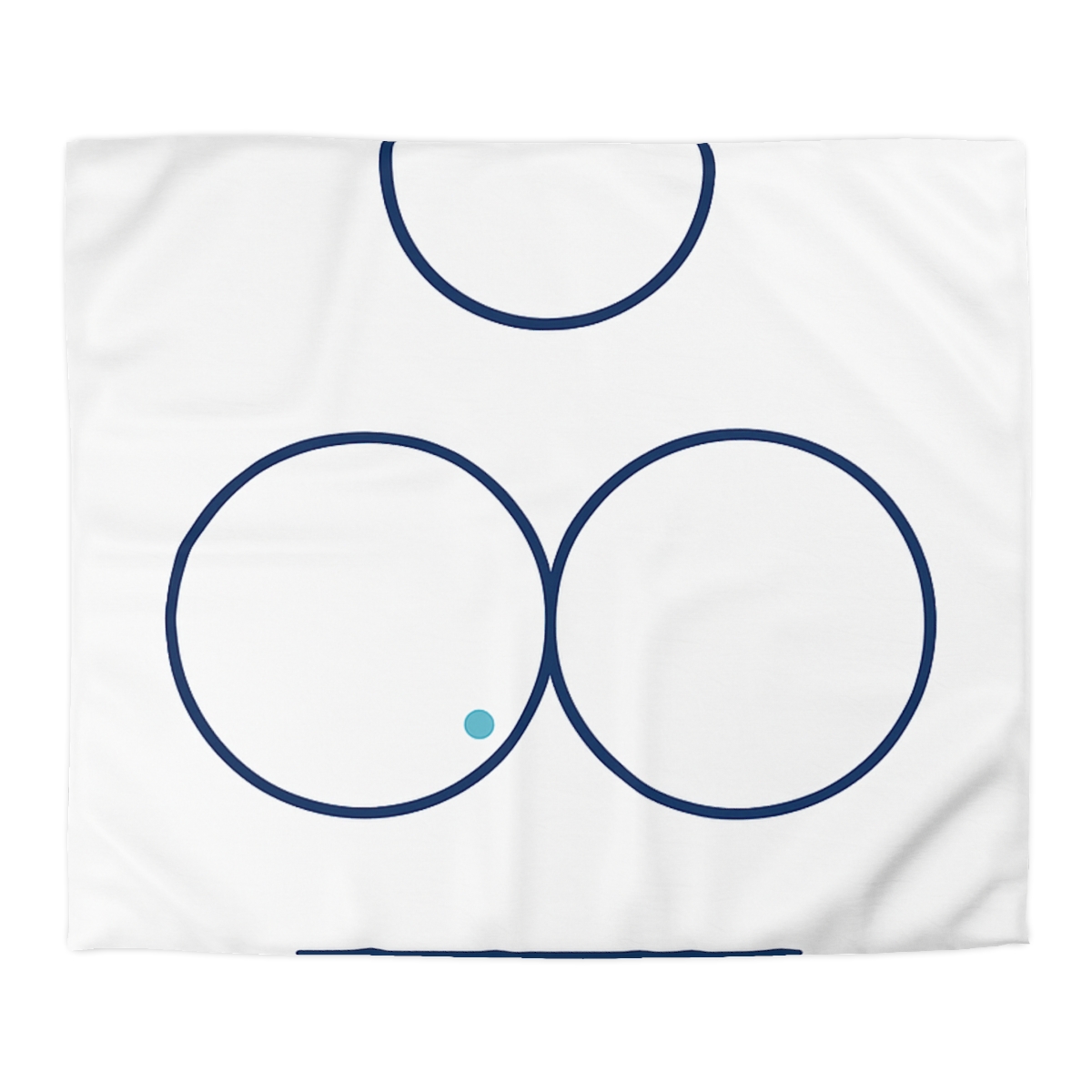 Triad Rings With Shared Tangent stylish duvet covers