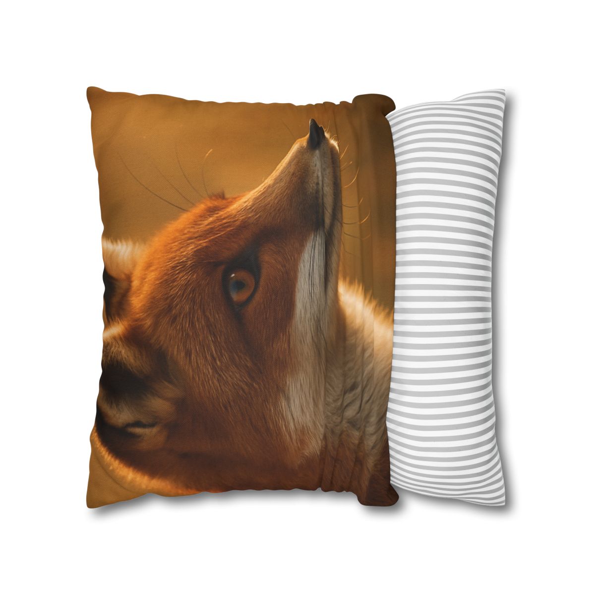 Amber Gaze Red Fox comfortable bedding pillow covers
