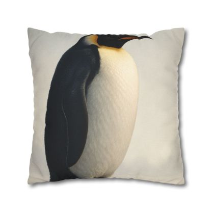 Aurora Hush Emperor Penguin soft cotton pillow cases