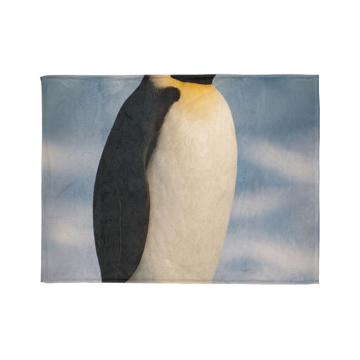 Aurora Drifter Emperor Penguin soft fleece blankets