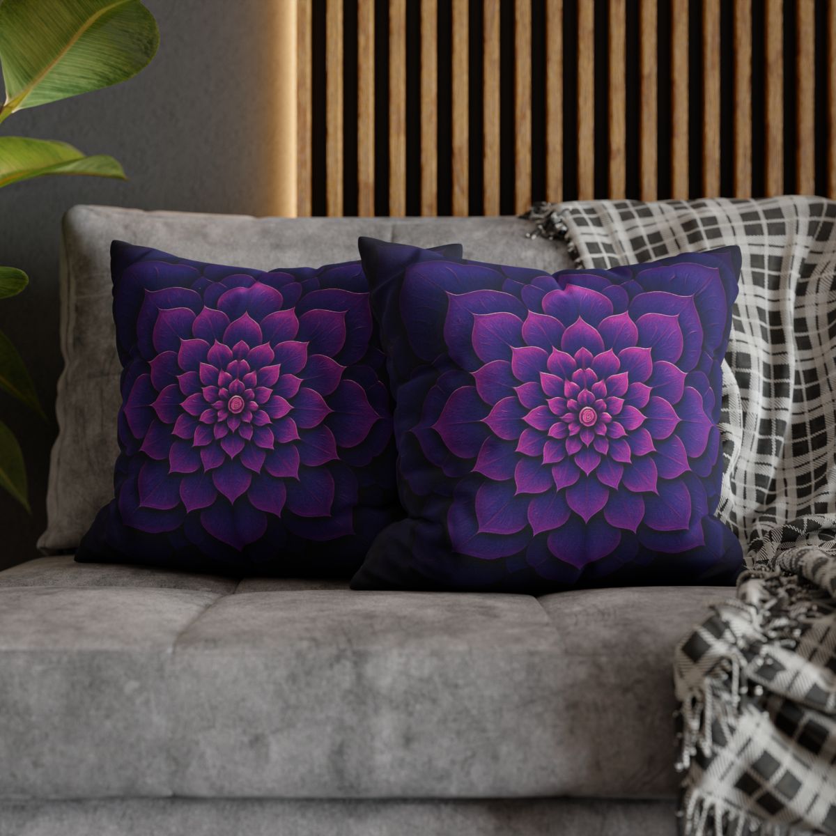 Bloom Ripple Mandala trendy patterned pillow cases