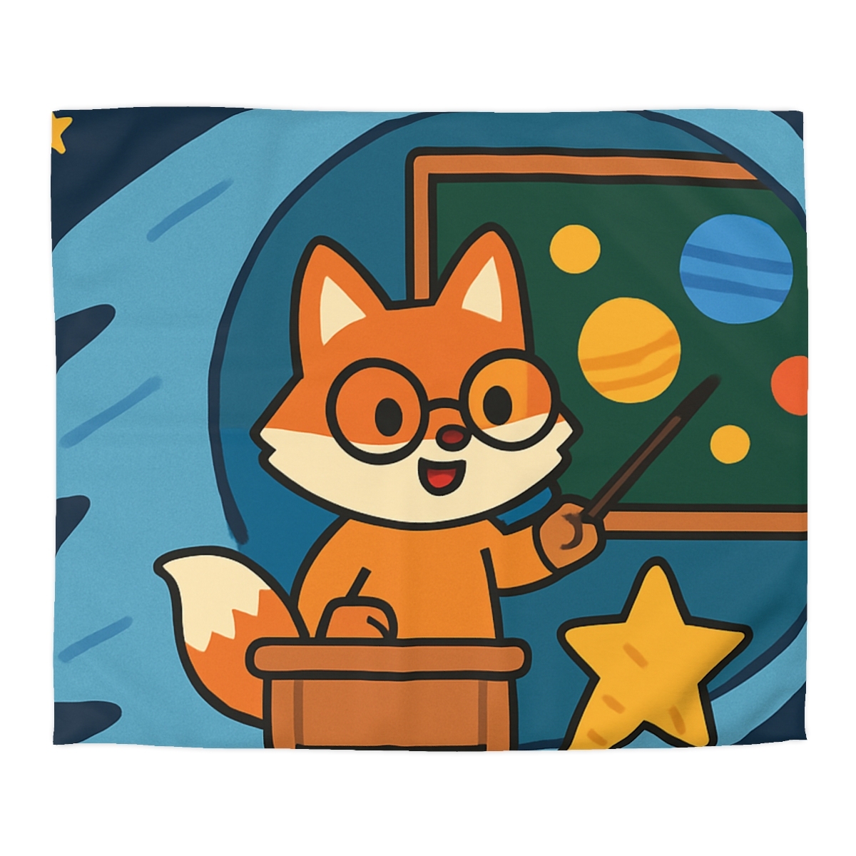 Comet Classroom With The Curious Fox warm winter duvets