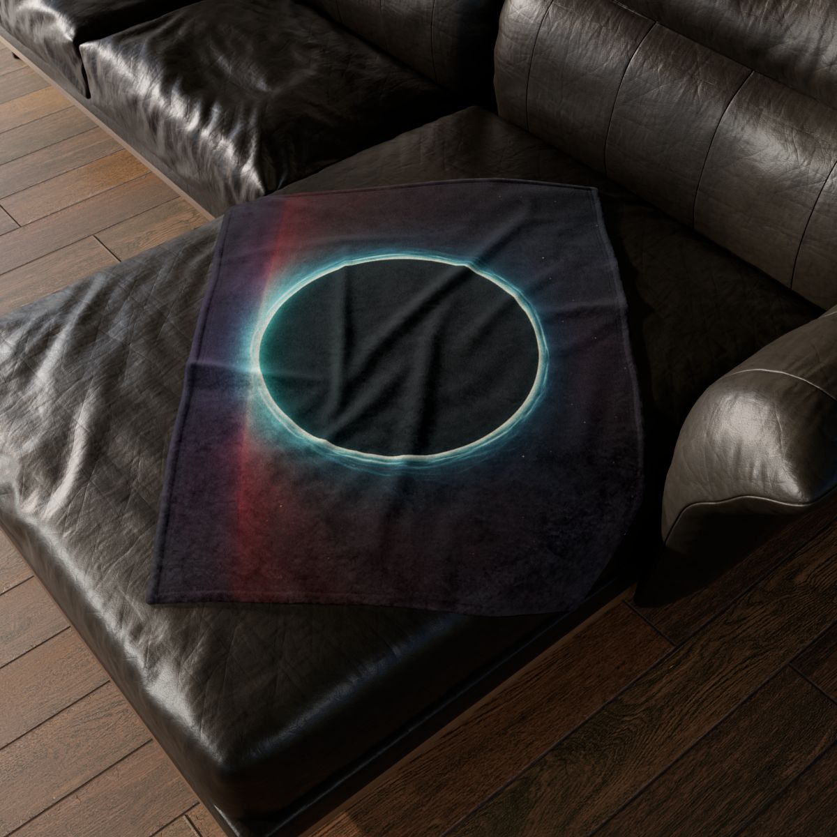 Black Horizon Silhouette stylish throw blankets