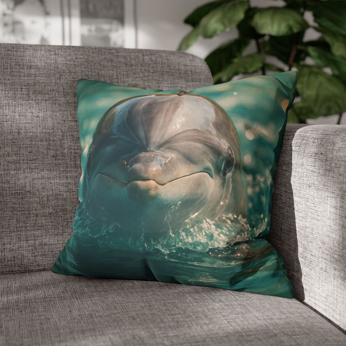 Coral Realm Dolphin comfortable bedding pillow covers