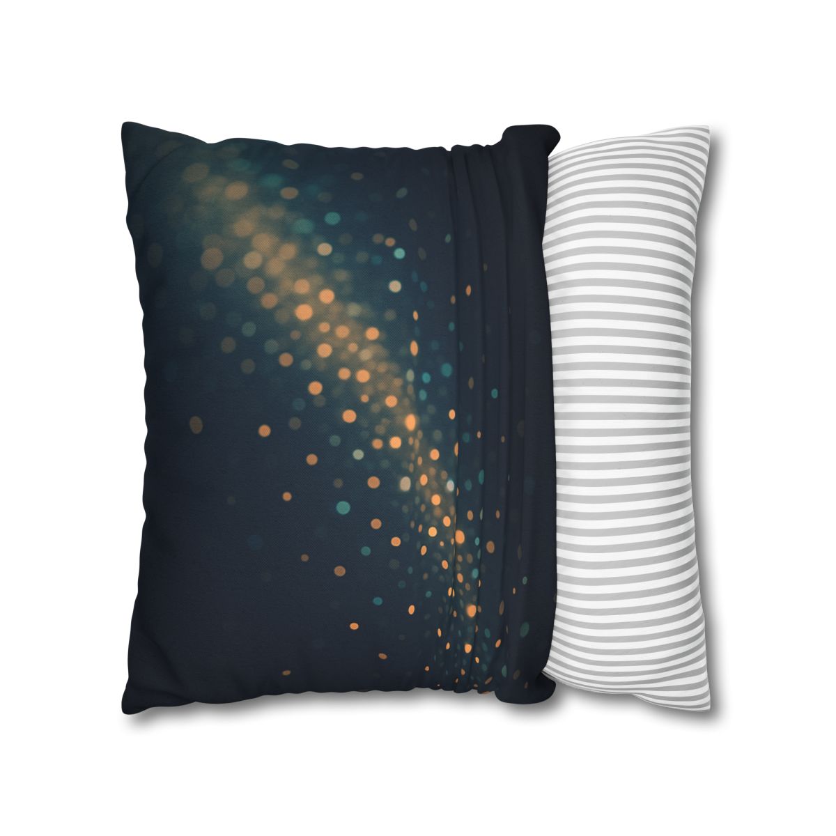 Radiant Particle Drift designer print pillow cases