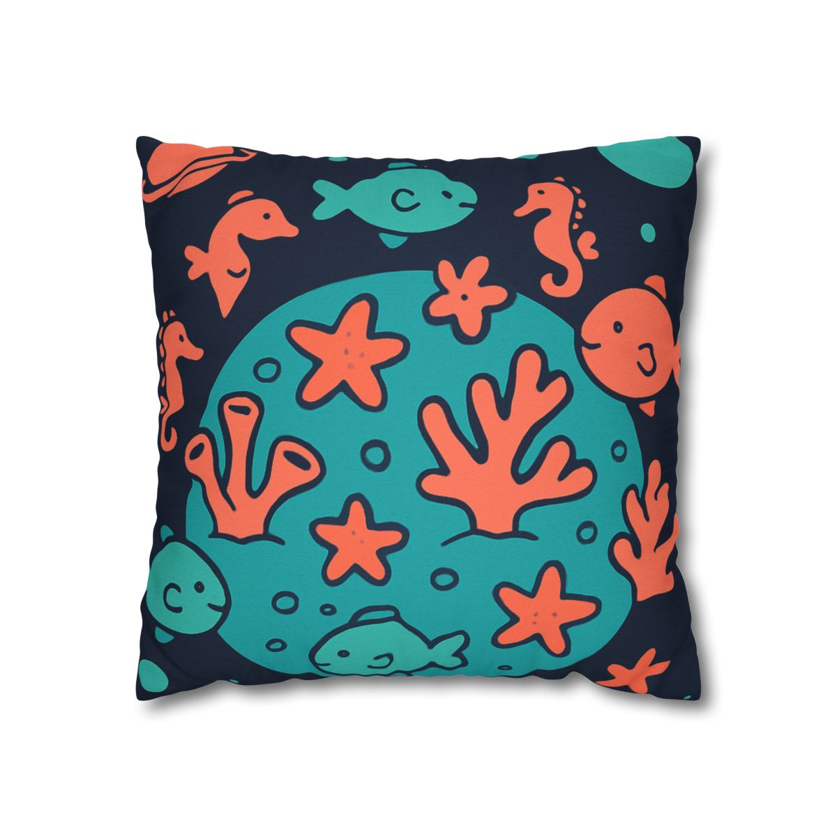Cosmic Coral Reef Planet stylish decorative pillowcases