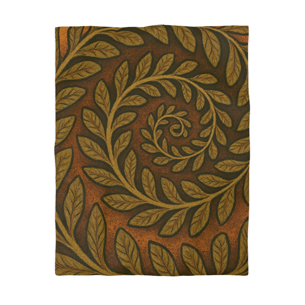 Frond Spiral Weave custom duvets