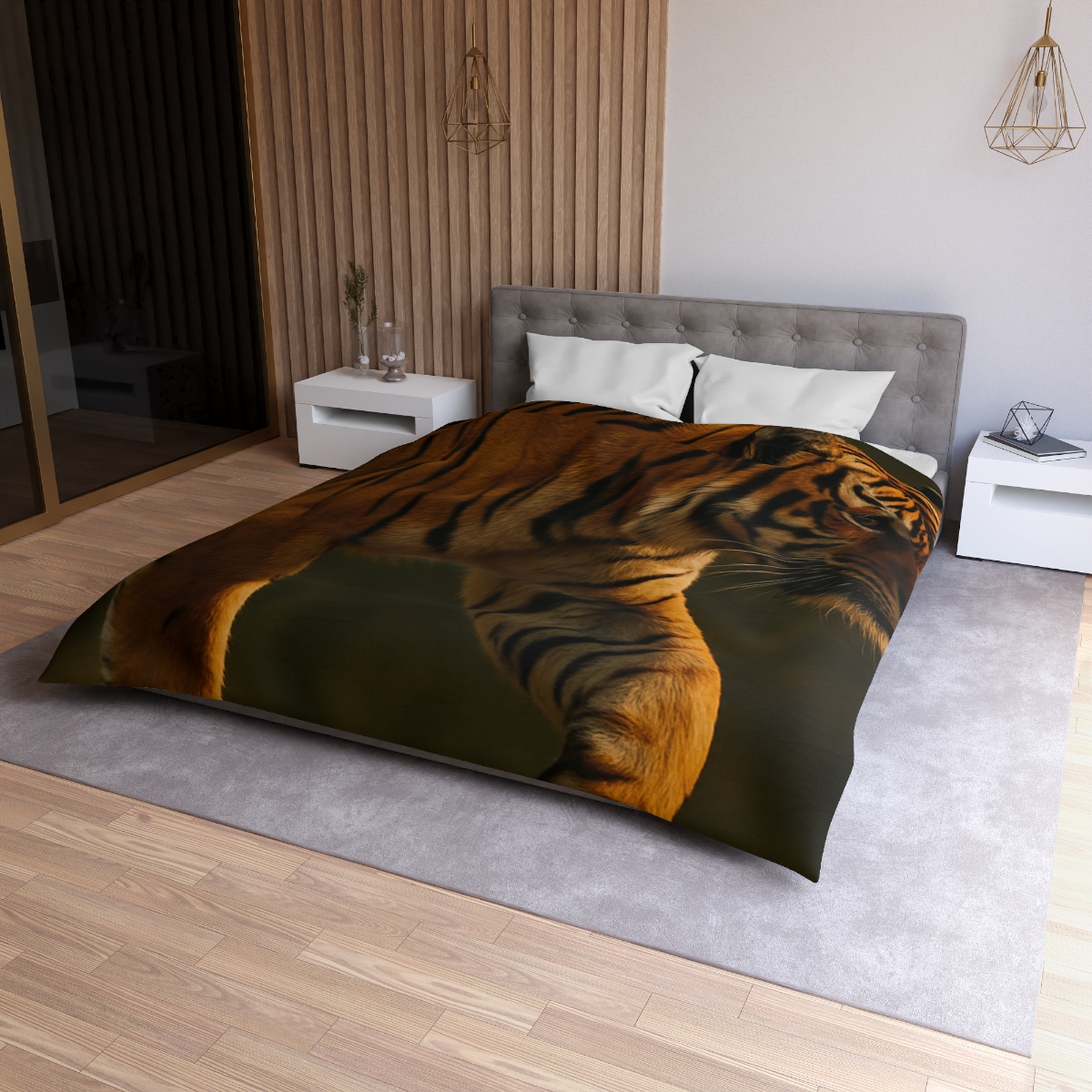 Forest Stalker Bengal Tiger stylish duvet covers