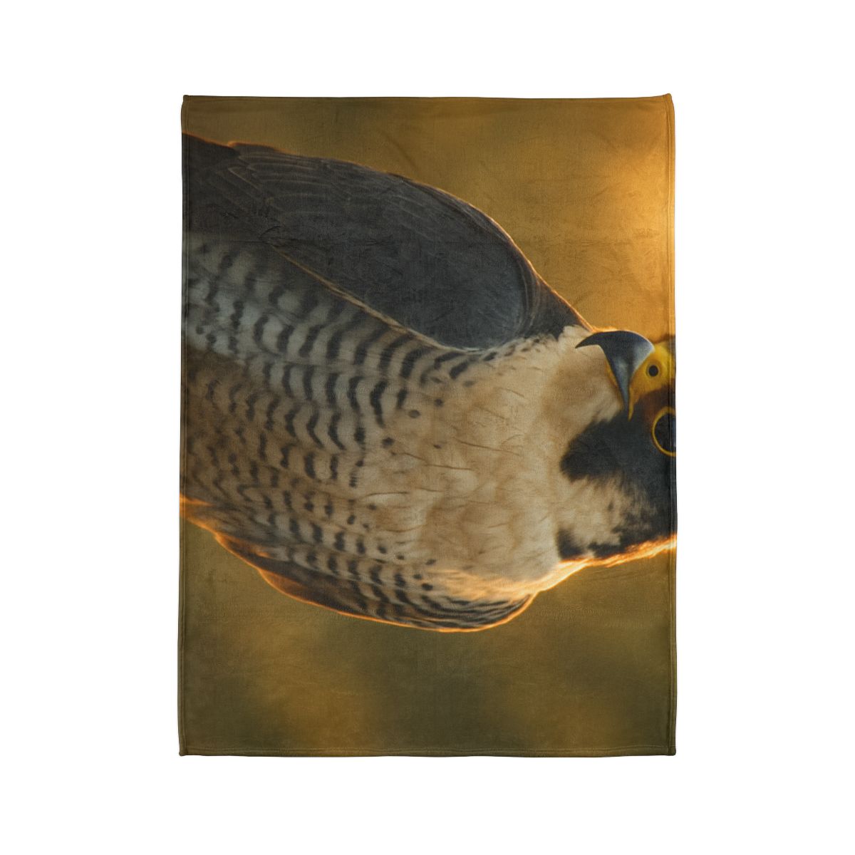 Dawn Arrow Peregrine Falcon personalized cozy blankets