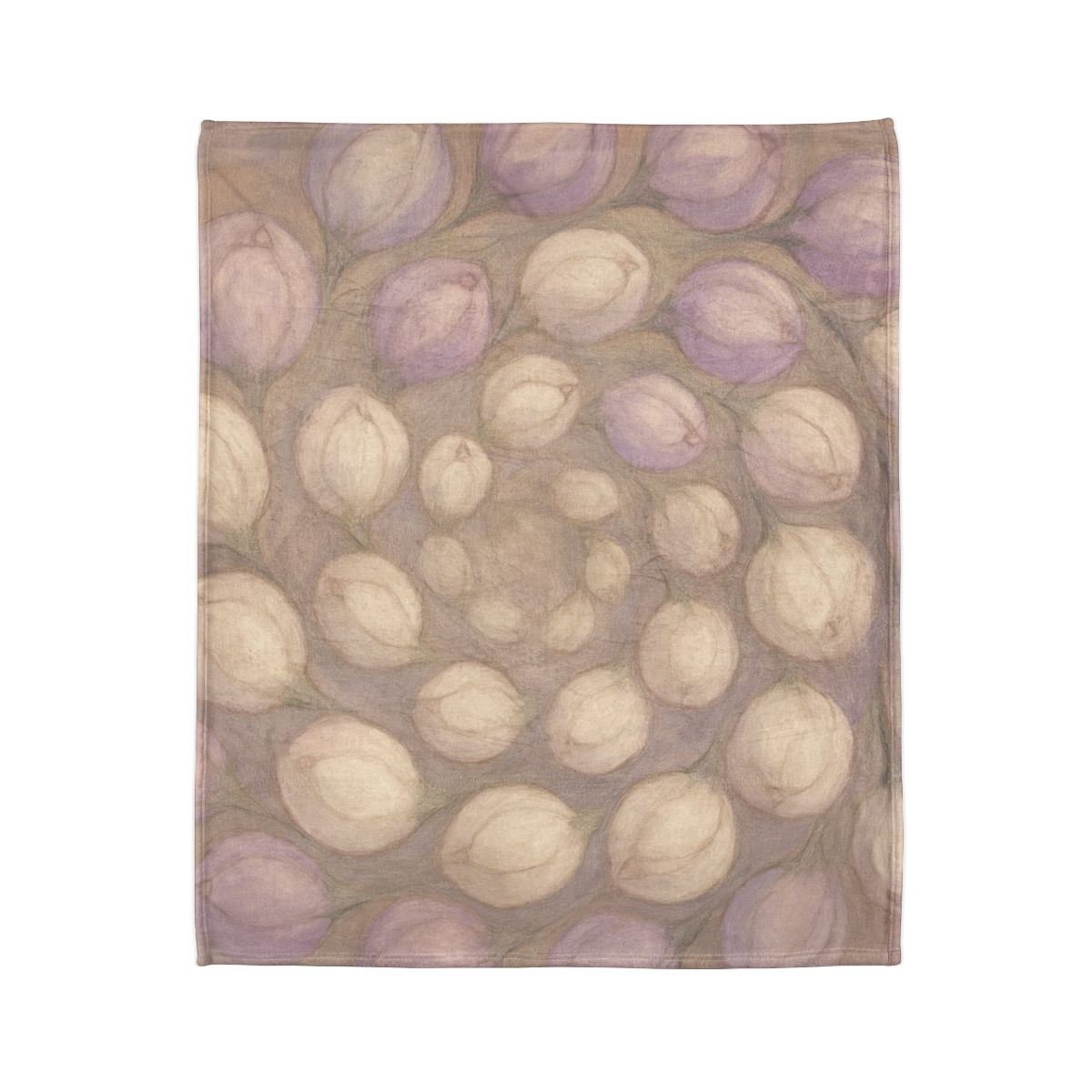 Bud Spiral Chorus soft fleece blankets