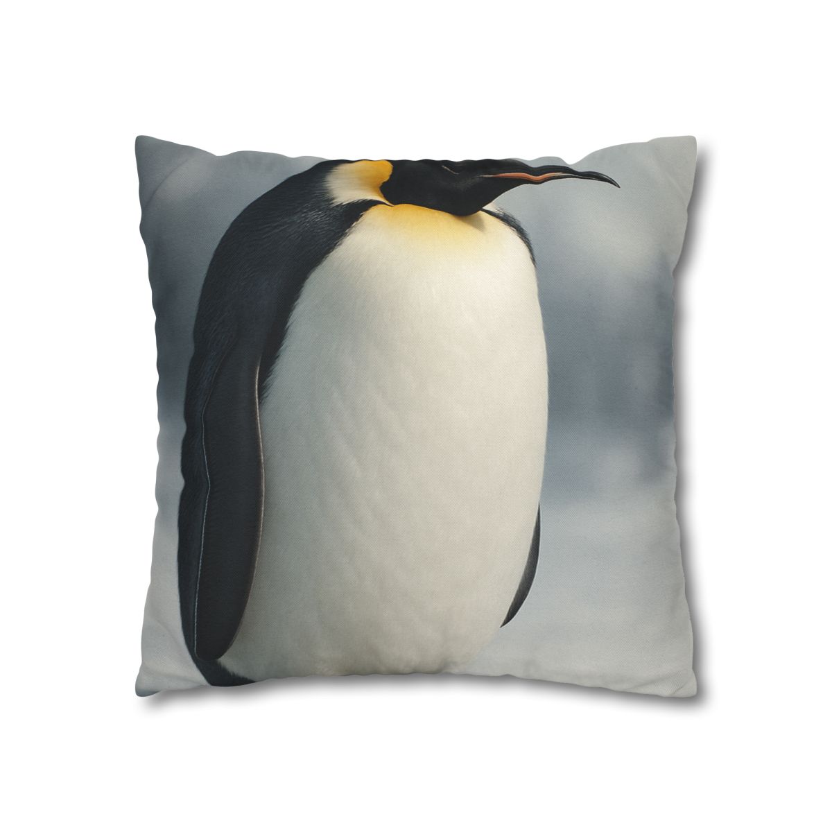 Moonlit Vigil Emperor Penguin soft cotton pillow cases