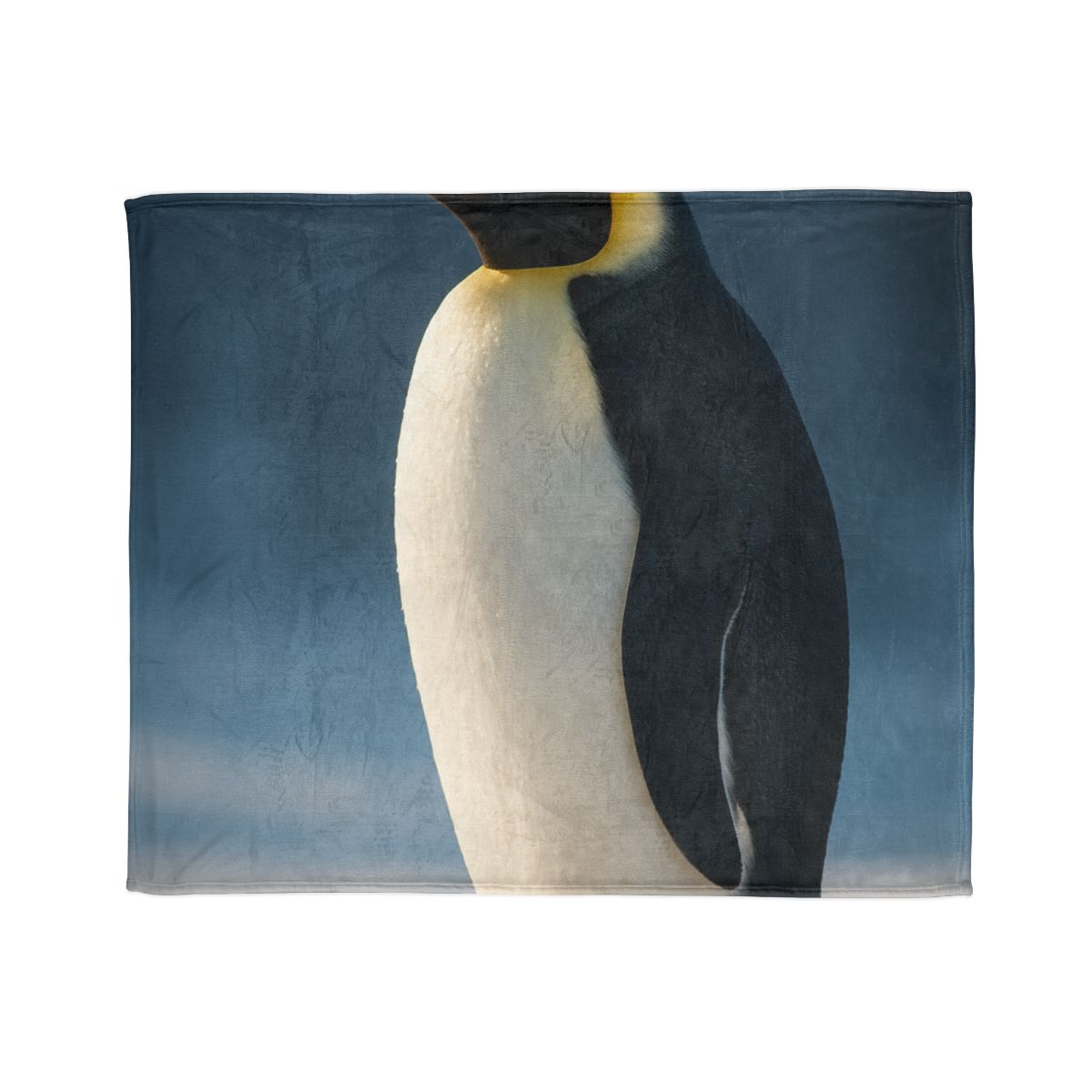 Aurora Drift Emperor Penguin soft fleece blankets