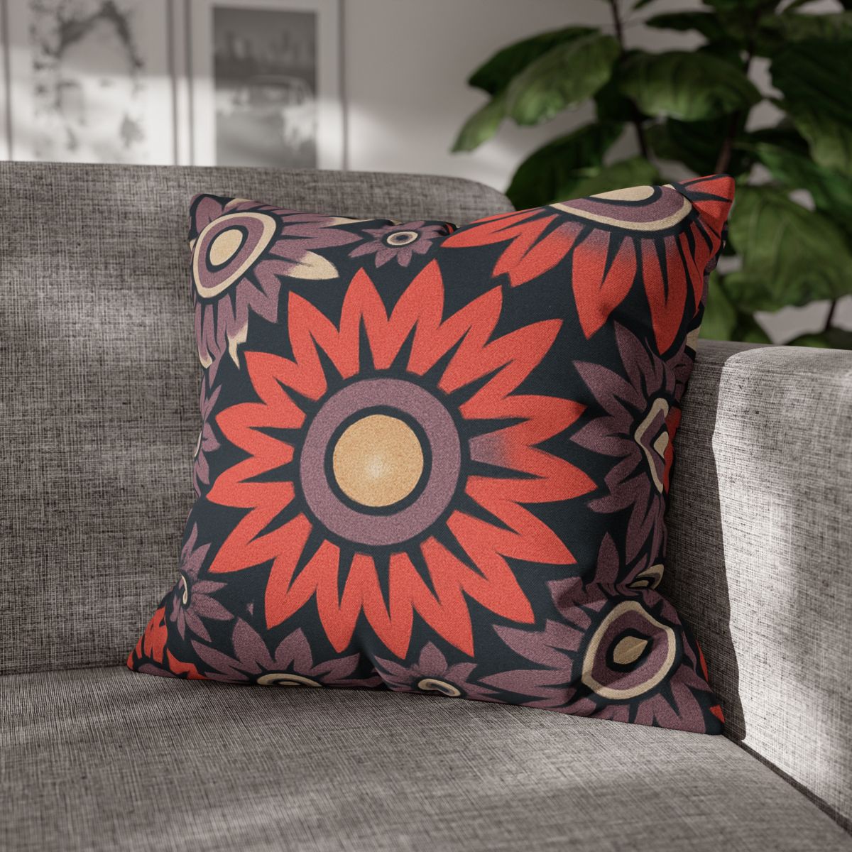 Bloom Burst Tessellation stylish decorative pillowcases