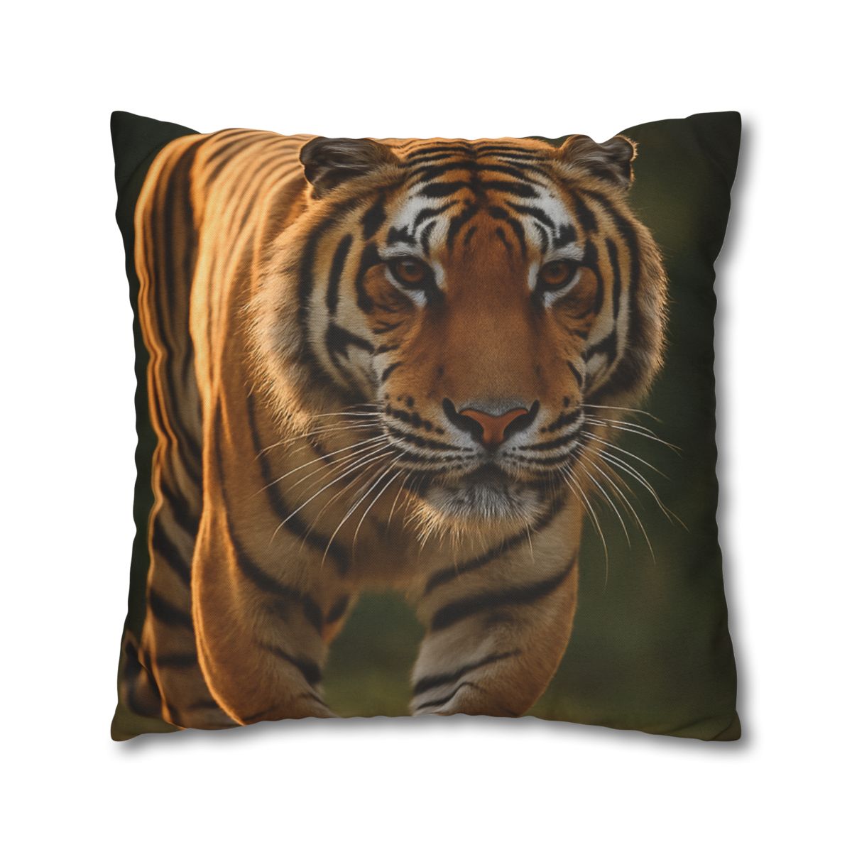 Forest Stalker Bengal Tiger personalized pillow covers