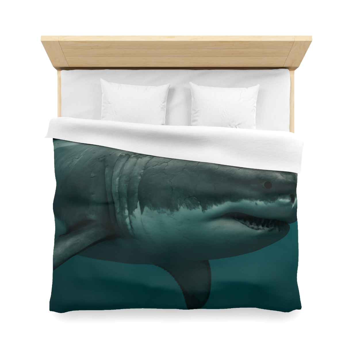 Silent Hunter Great White Shark unique patterned duvets