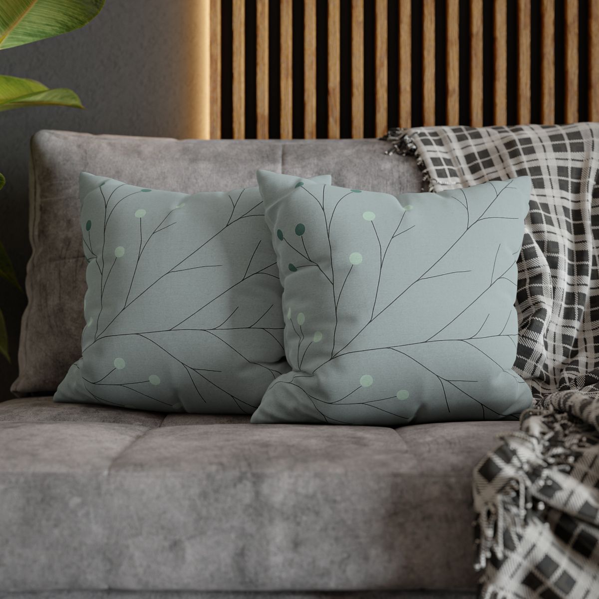 Branching Stem Constellation designer print pillow cases