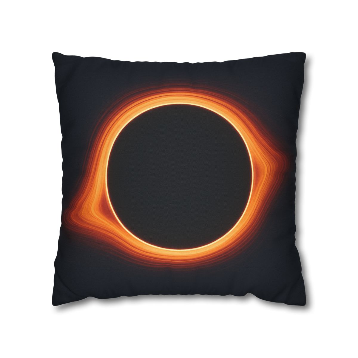 Black Hole Silhouette soft cotton pillow cases