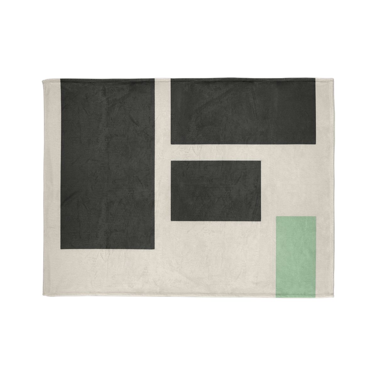 Offset Rectangle Quartet designer printed blankets