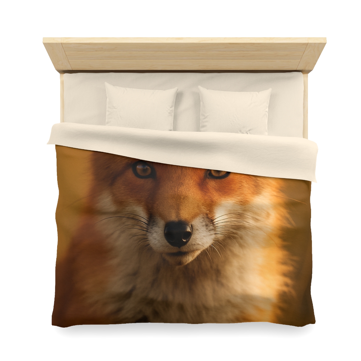 Crimson Whisper Red Fox warm winter duvets
