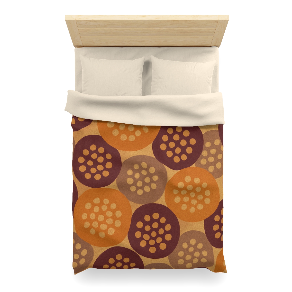 Seed Pod Cluster Mosaic designer printed duvets