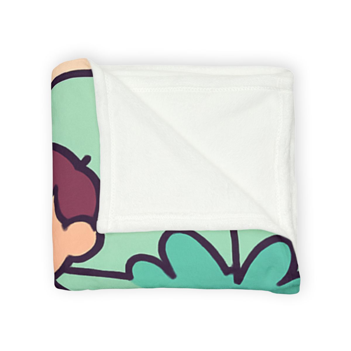 Galactic Garden Picnic personalized cozy blankets