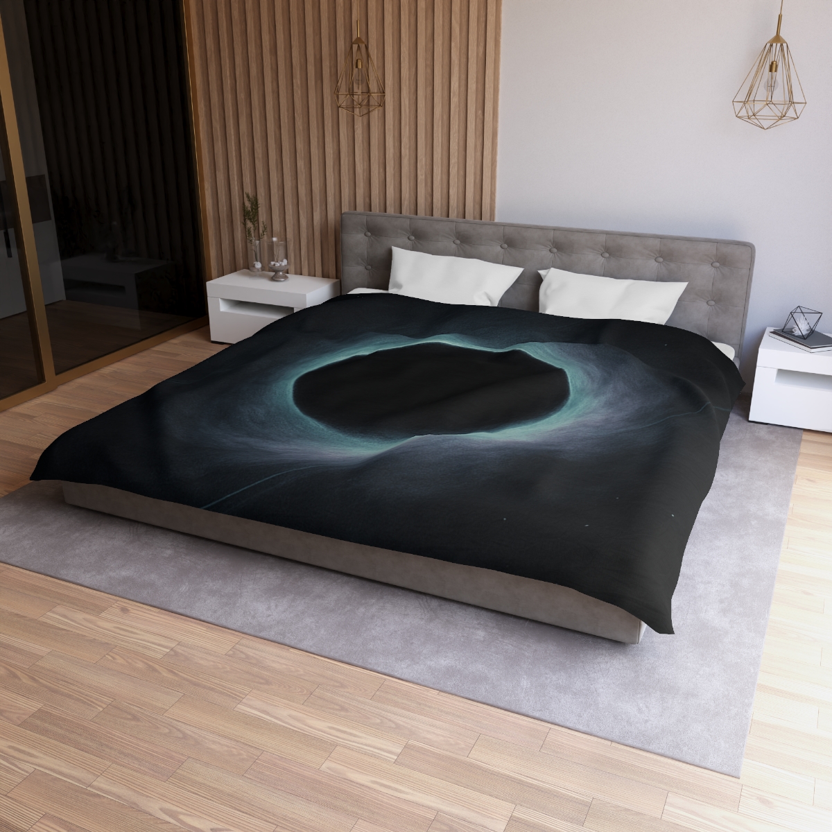 Event Horizon Ink Bloom personalized bedding duvets