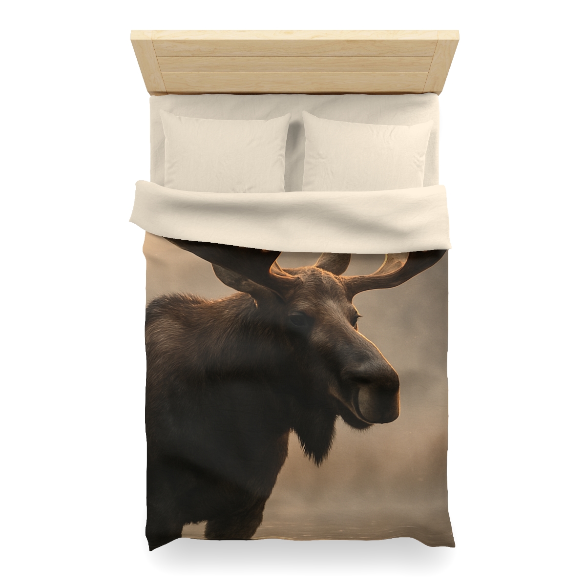Dawn Mirror Moose warm winter duvets