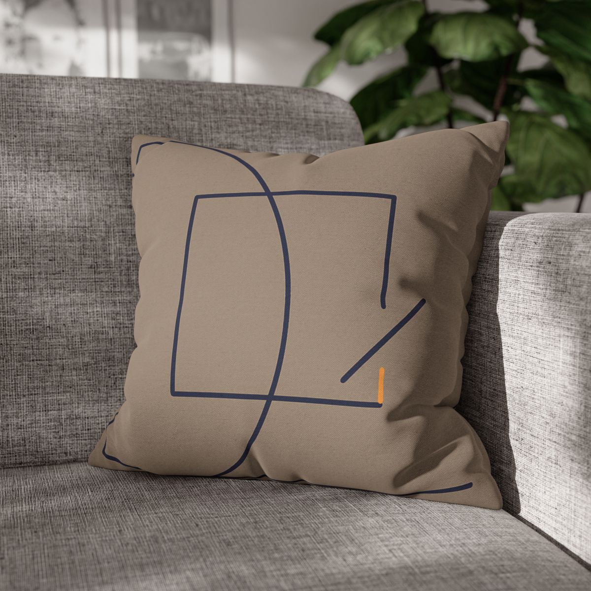 Corner Arc With Nested Open Square trendy patterned pillow cases