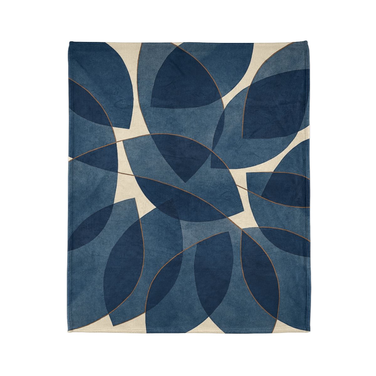 Petal Overlay Mosaic personalized cozy blankets