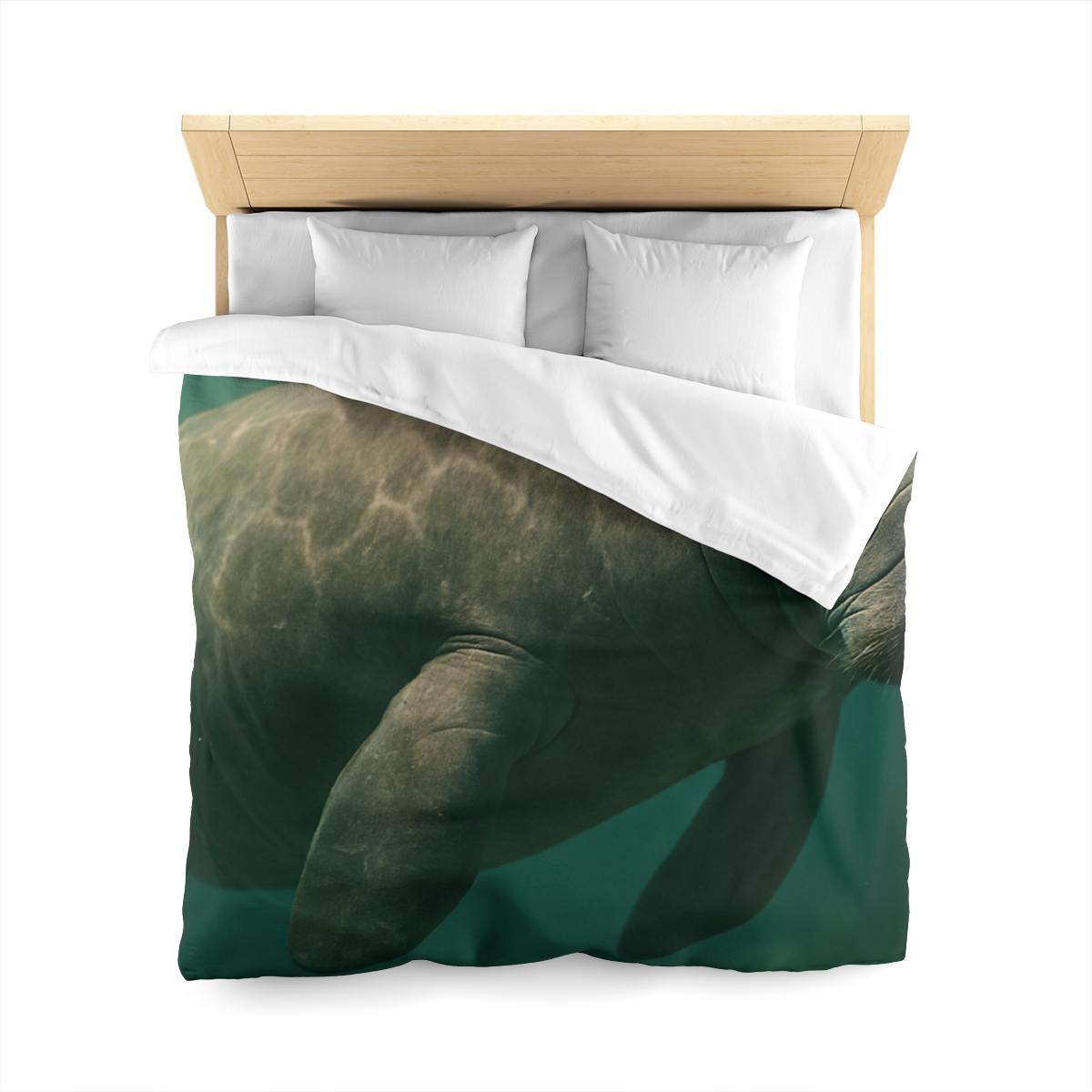 Quiet Drift West Indian Manatee custom duvets
