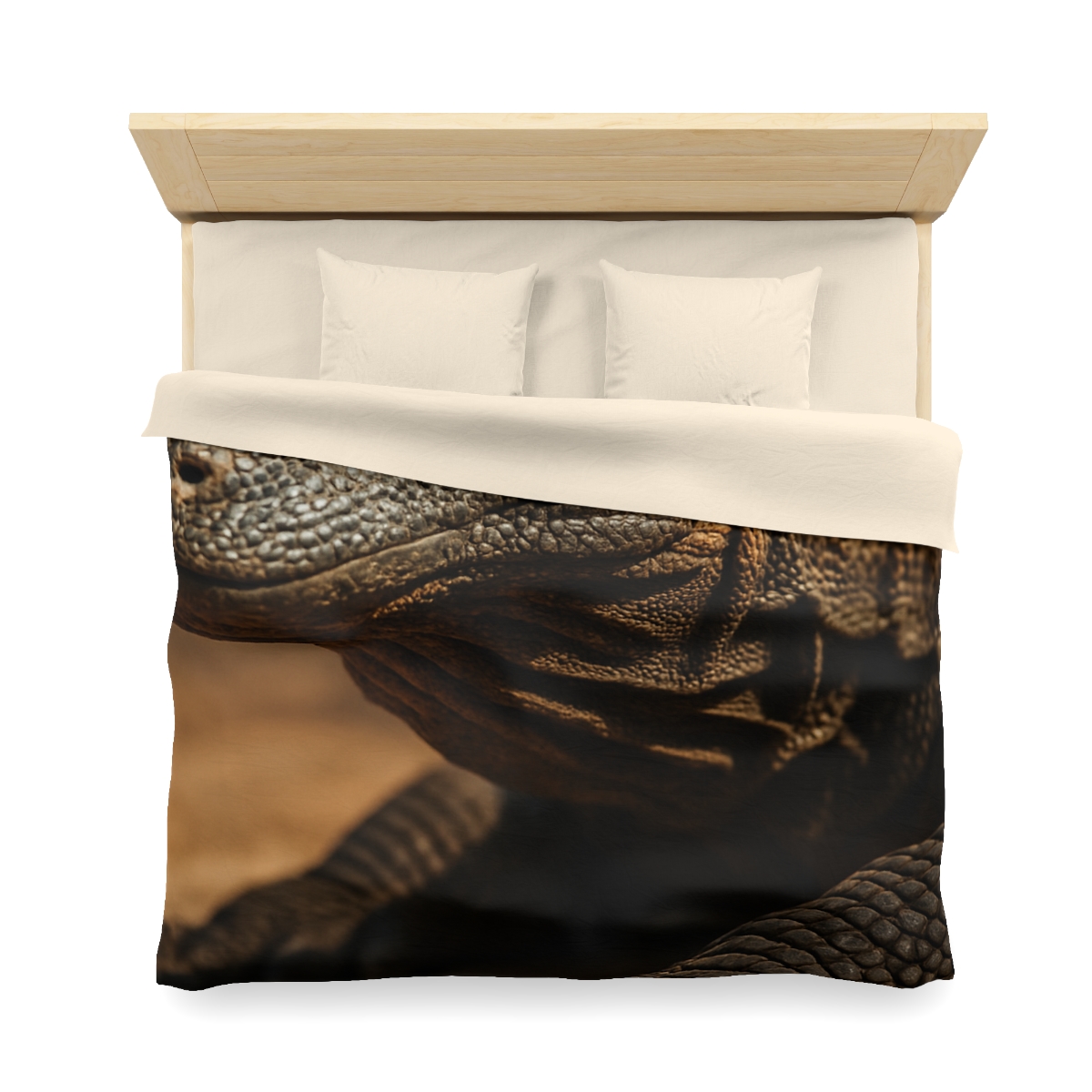 Ancient Scale Komodo Dragon stylish duvet covers