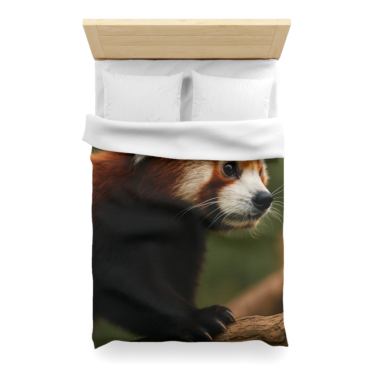 Bamboo Climber Red Panda custom duvets