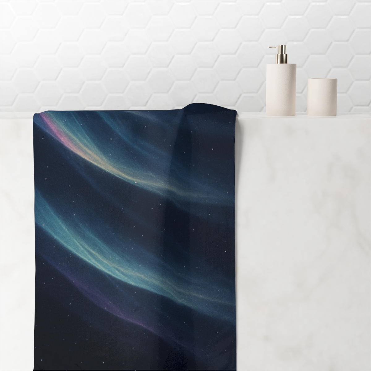 Prismatic Ion Veil Drift soft cotton towels