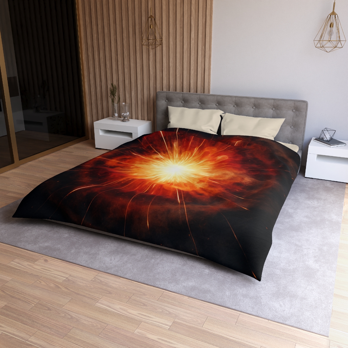 Starburst Petal Shockwave unique patterned duvets