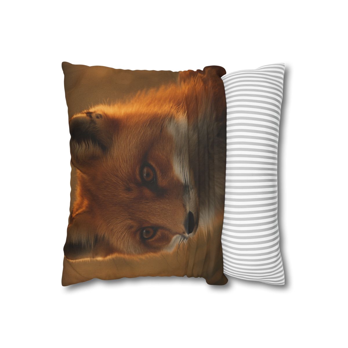 Crimson Whisper Red Fox soft cotton pillow cases