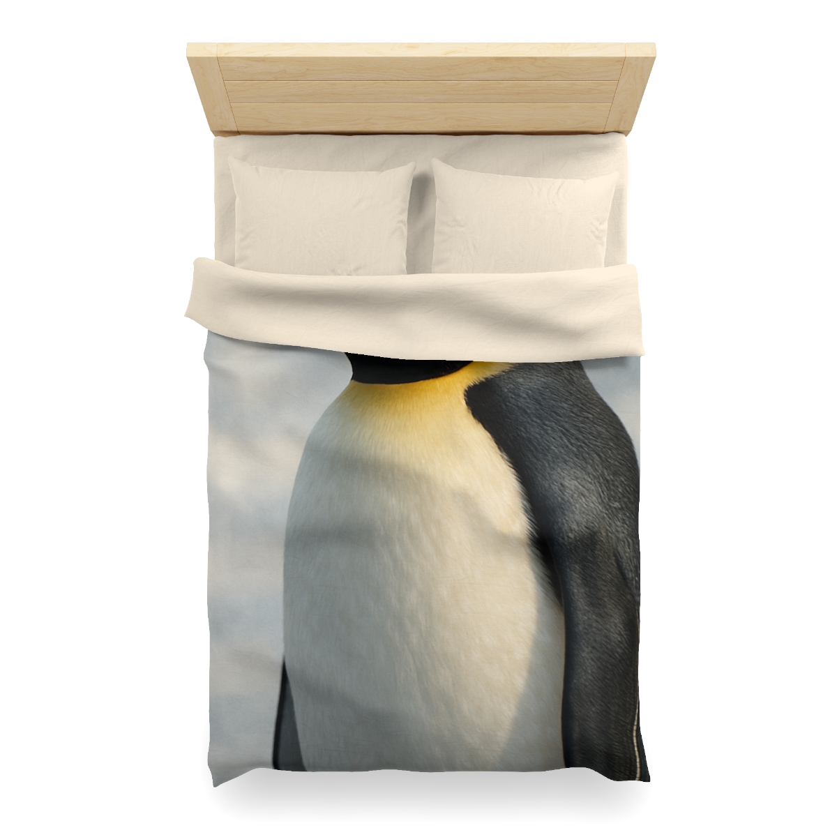 Aurora Drift Emperor Penguin stylish duvet covers