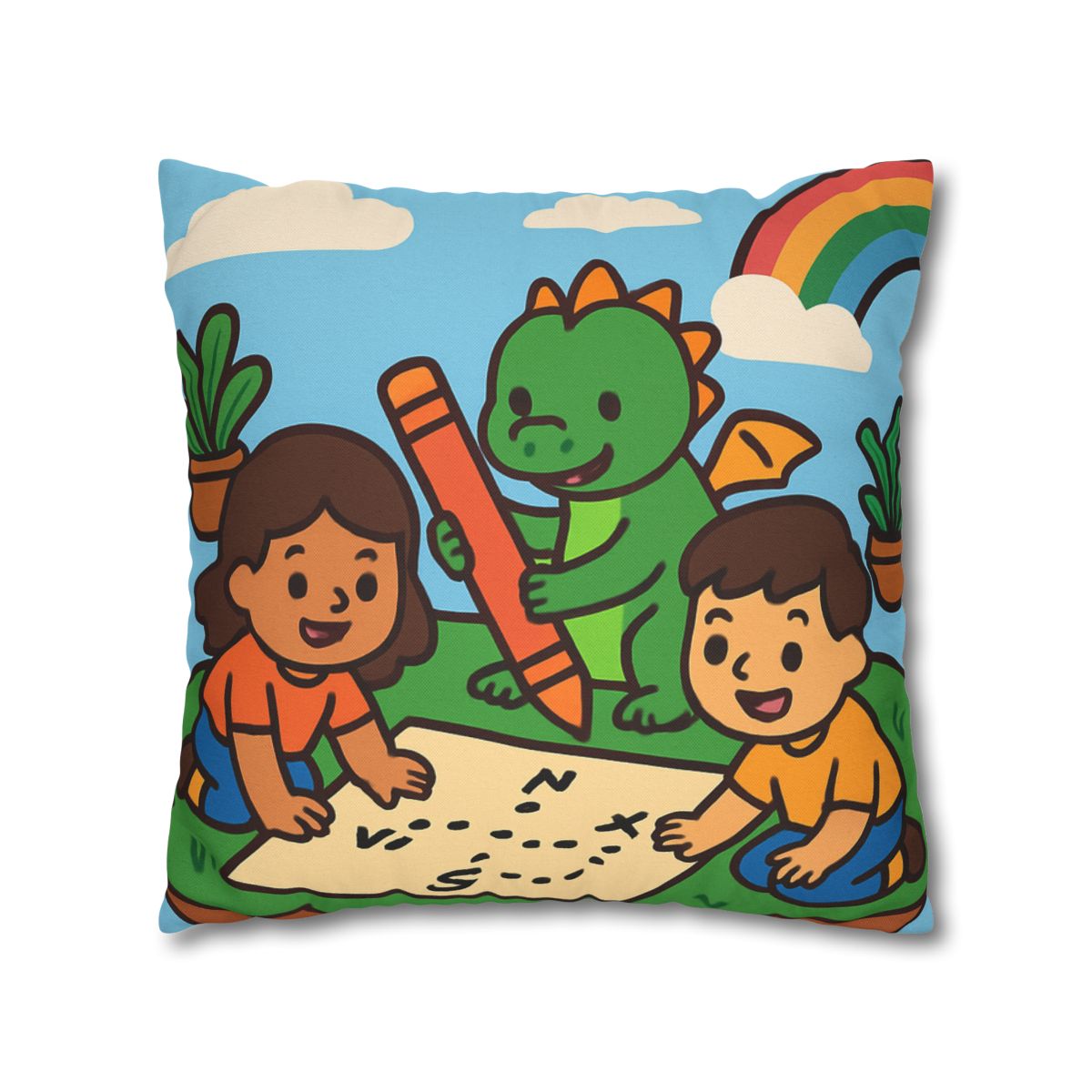 Sky Garden Map Makers With A Baby Dragon unique gift pillow cases