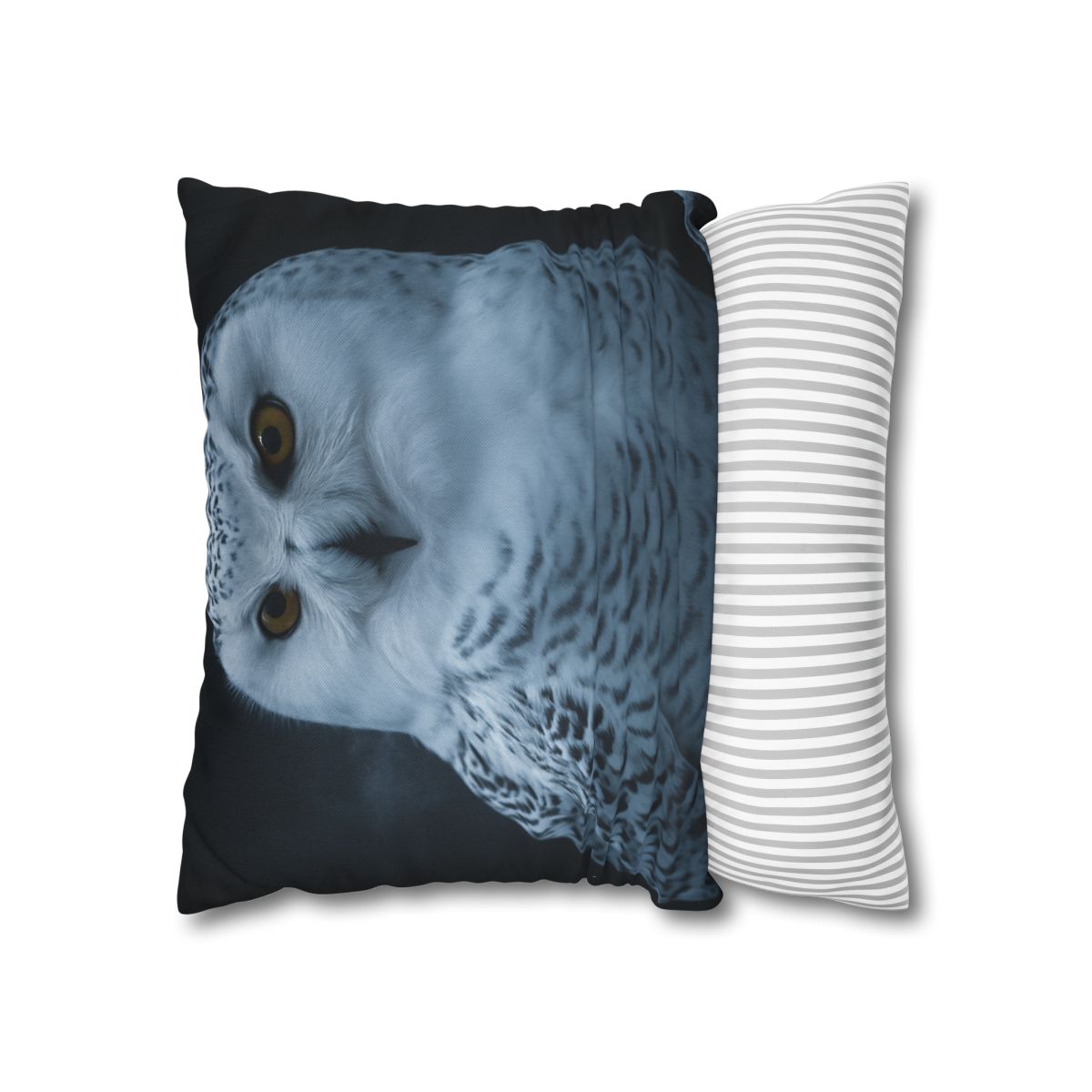 Midnight Watch Snowy Owl comfortable bedding pillow covers