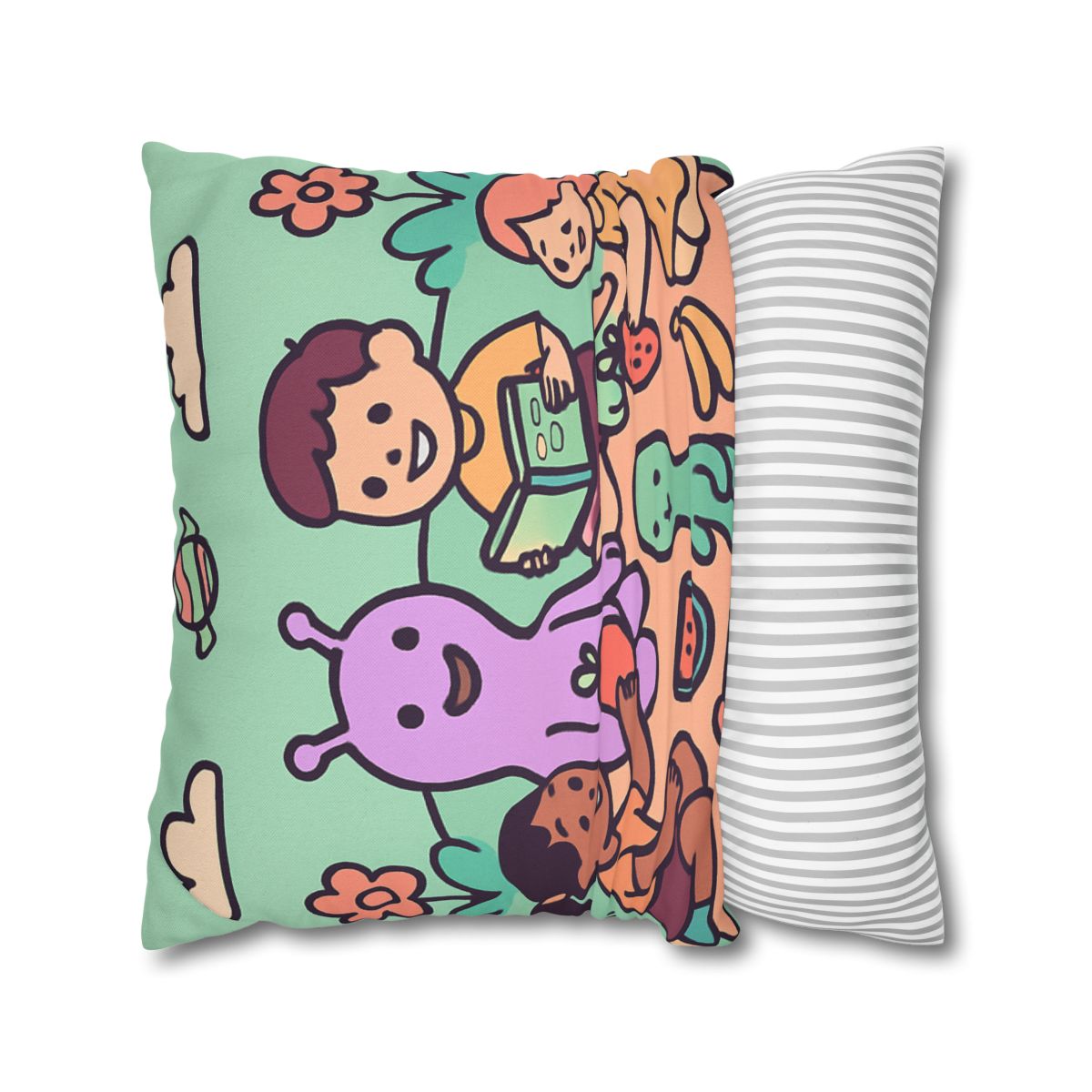 Galactic Garden Picnic stylish decorative pillowcases