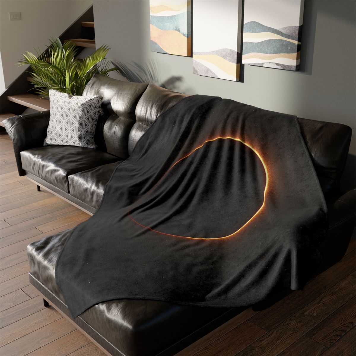 Event Horizon Ink Halo warm winter blankets