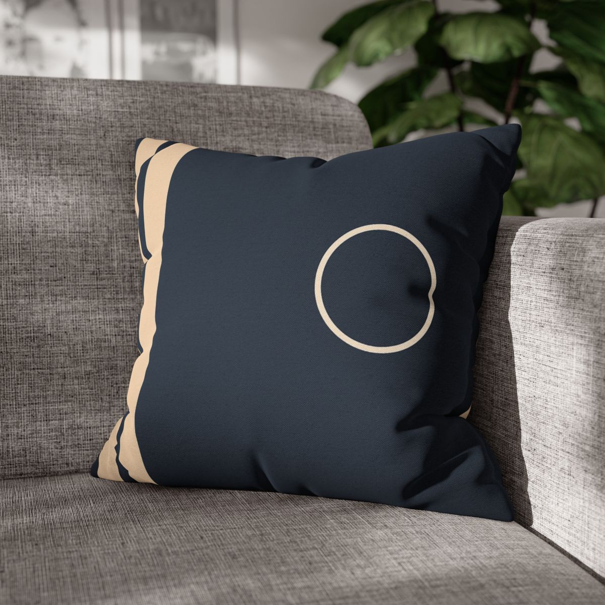 Quiet Column And Floating Ring designer print pillow cases