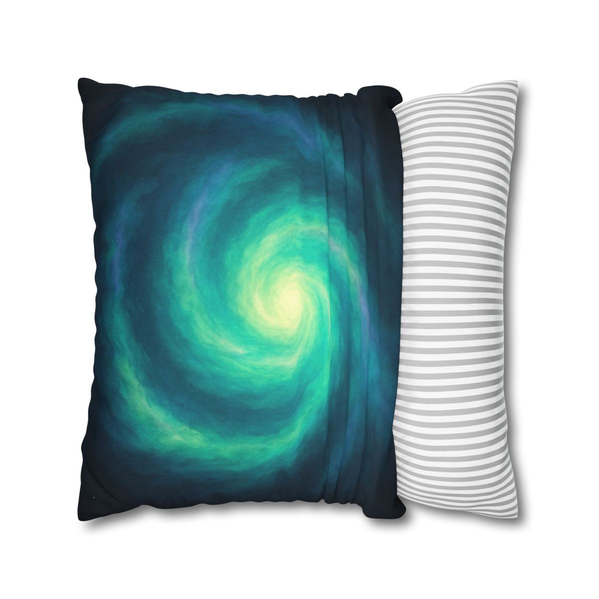Aurora Halo Spiral soft cotton pillow cases
