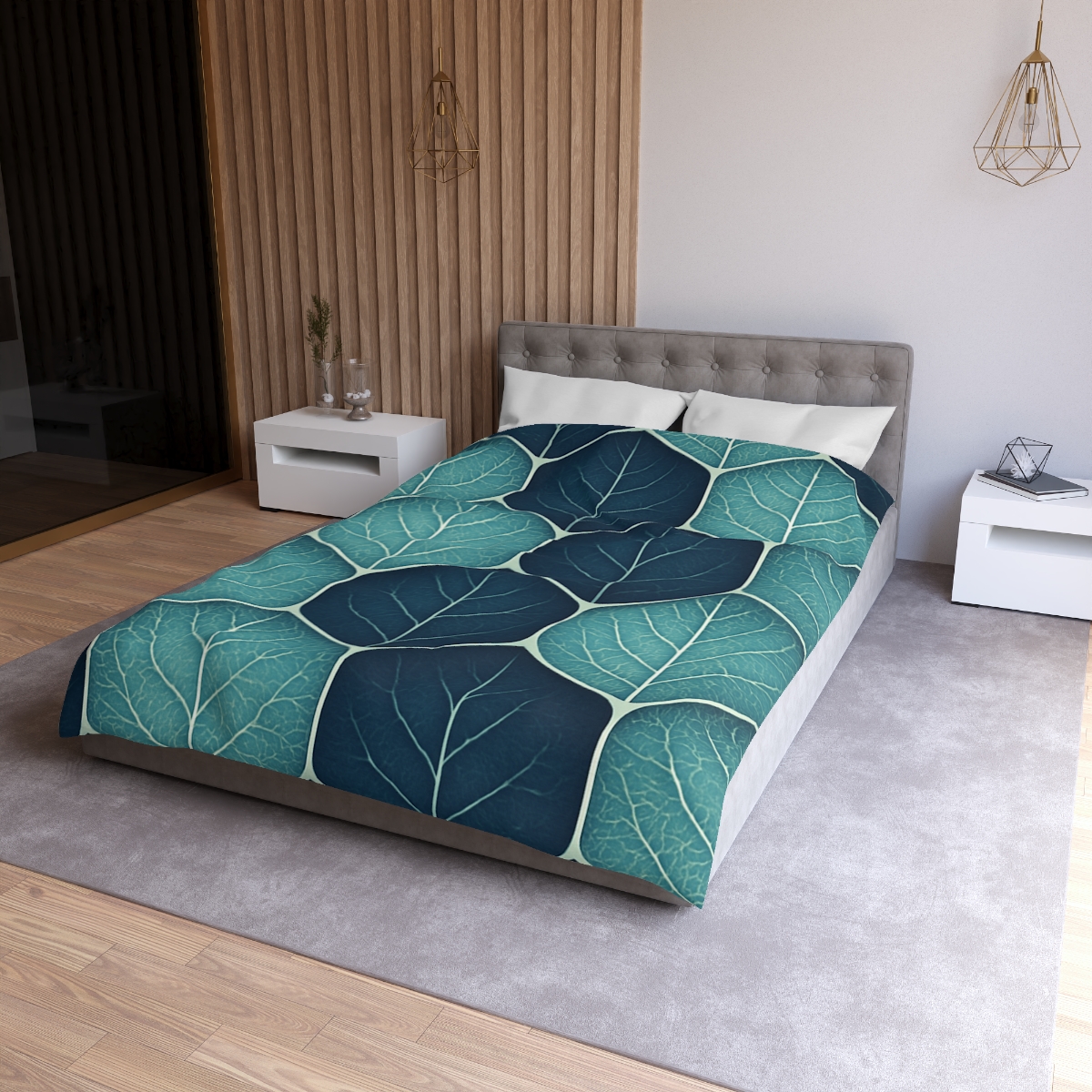 Leaf Lattice Radiance unique patterned duvets