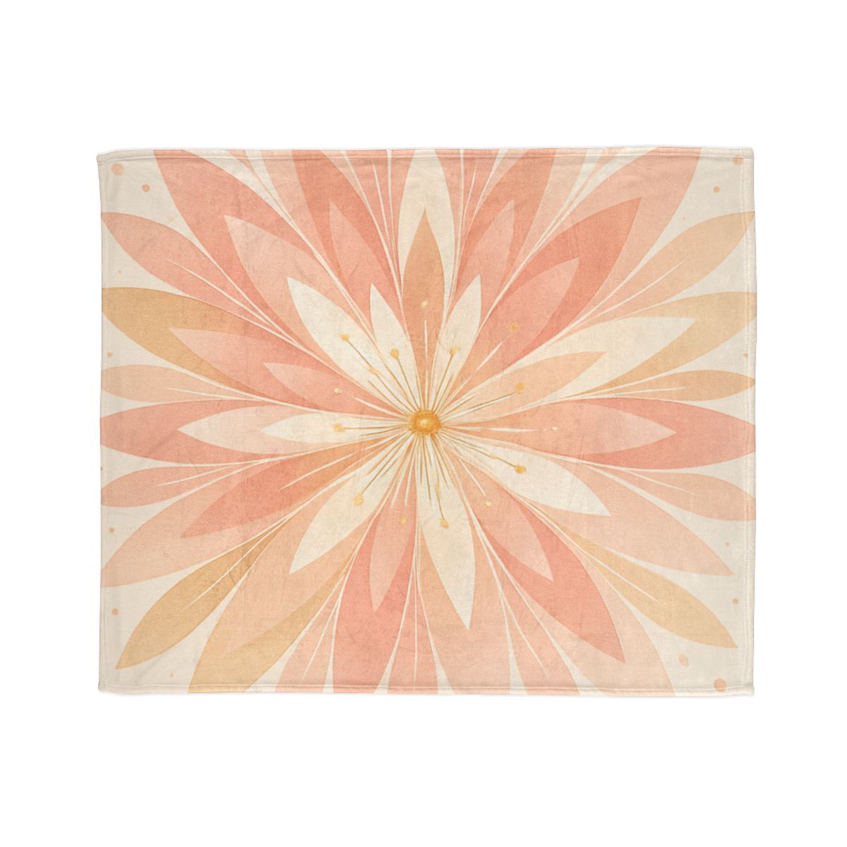 Petal Radius Starburst warm winter blankets